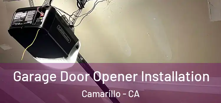  Garage Door Opener Installation Camarillo - CA