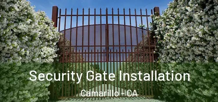 Security Gate Installation Camarillo - CA